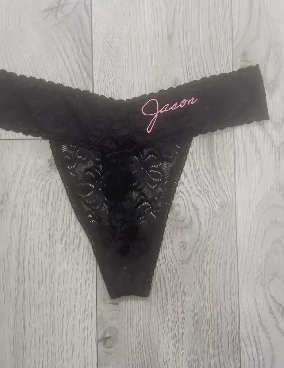 Bride Thong- Bridal Lingerie- Bride Gift- Mrs Panty- Bachelorette Thong- Mrs Thong- Custom Panties- Embroidered Thong- Custom Name & Date.
